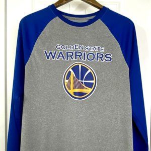 Golden State Warriors Long Sleeve Jersey L Large Shirt T-Shirt Basketball Shirt